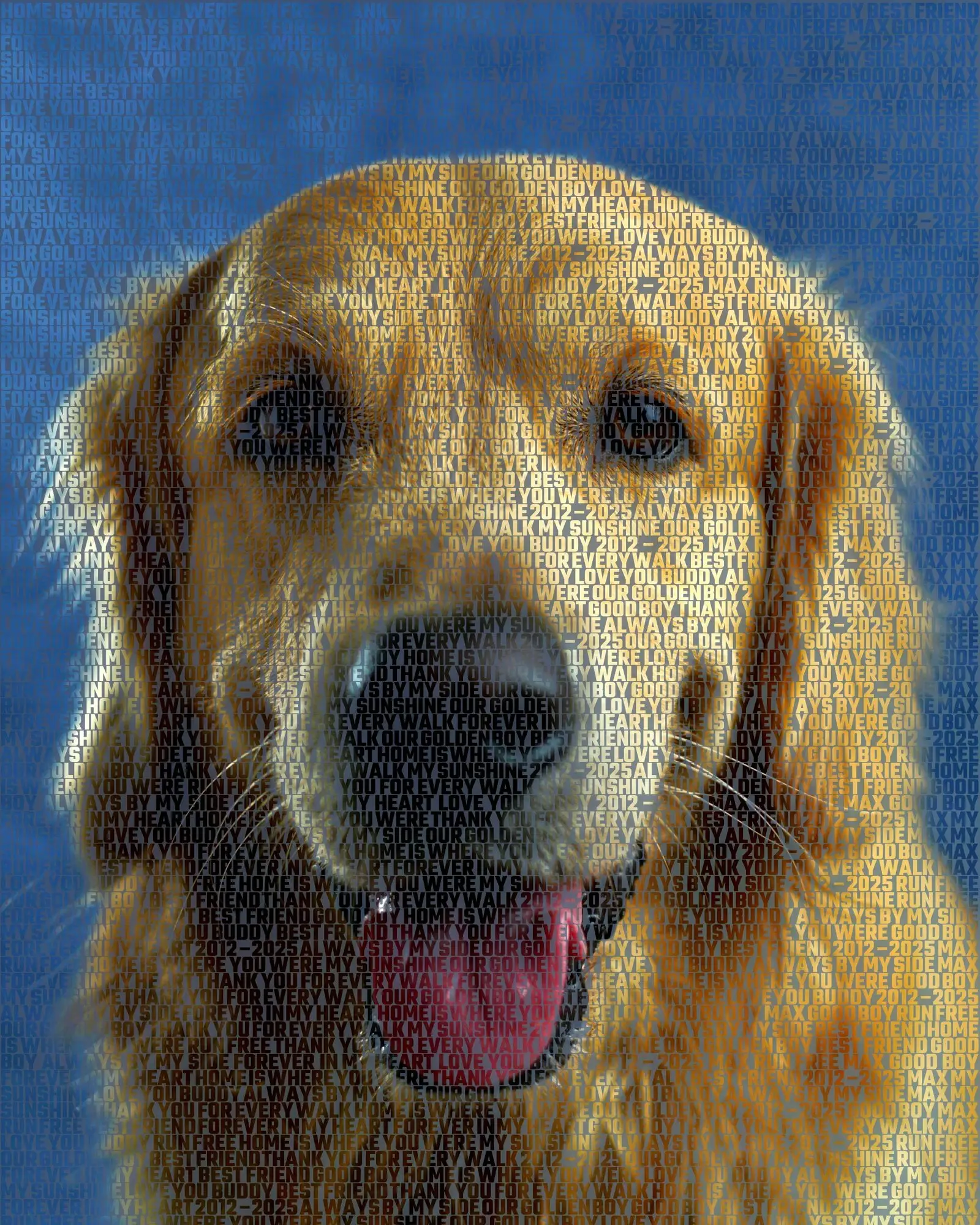 Max, 2012 – 2025: Good boy, Best friend, Forever in my heart